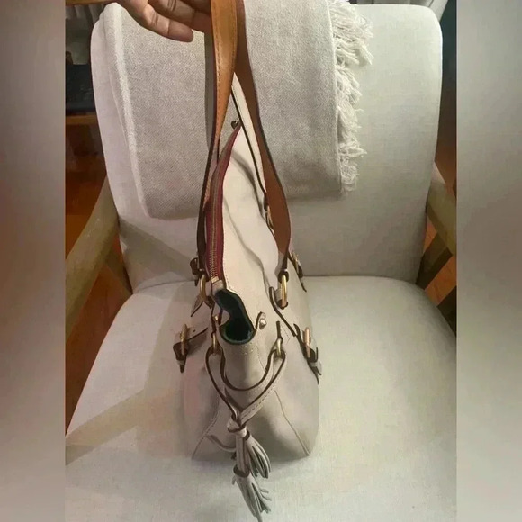 Dooney and Bourne Grey Florentine Large Satchel - Picture 4 of 13